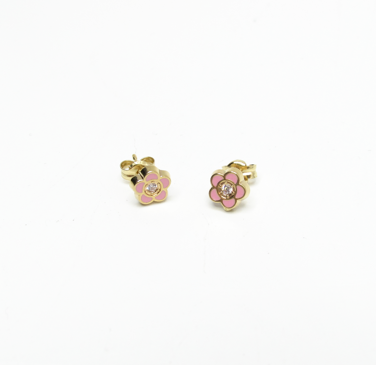Flower Princess Stud 14K Gold