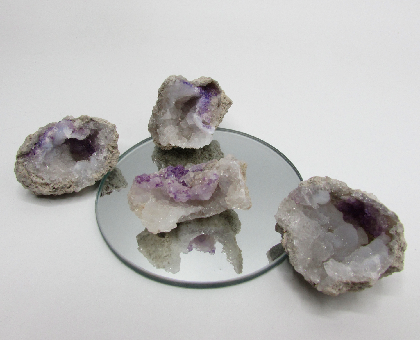 Fluorite & Chalcedony Mini Clusters