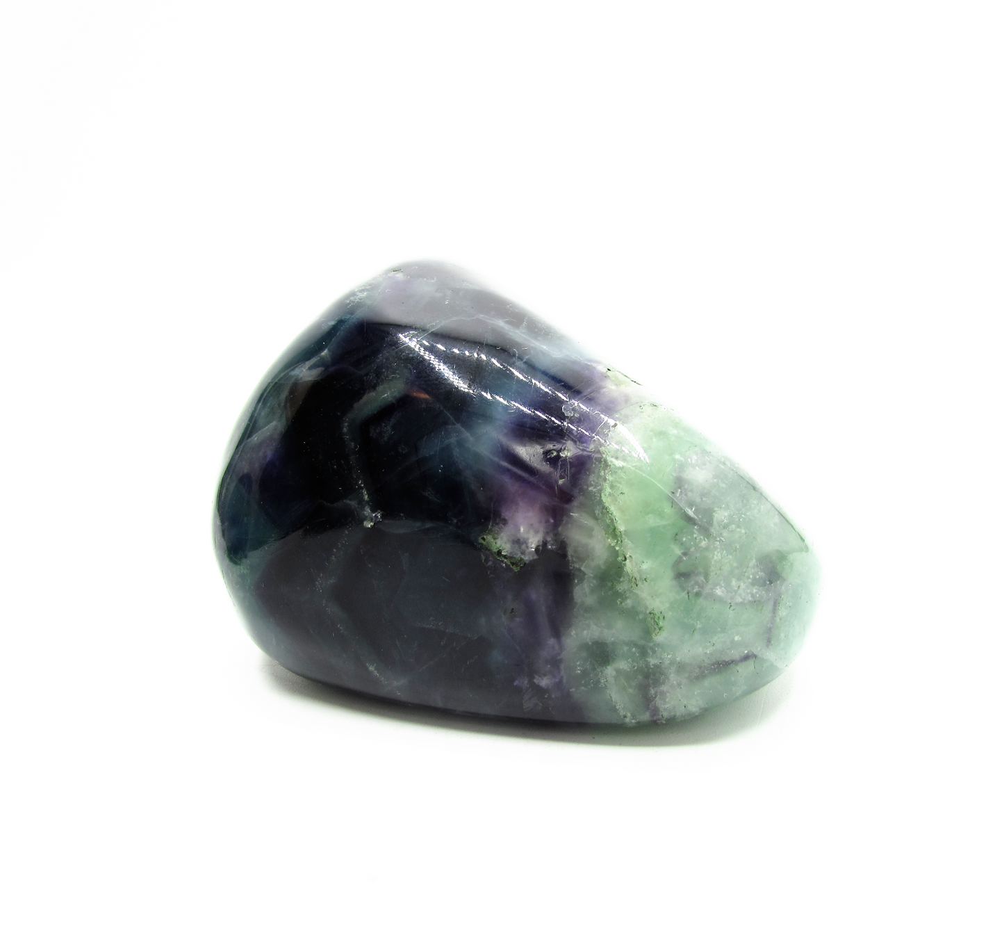 Freeform Fluorite Tumbled