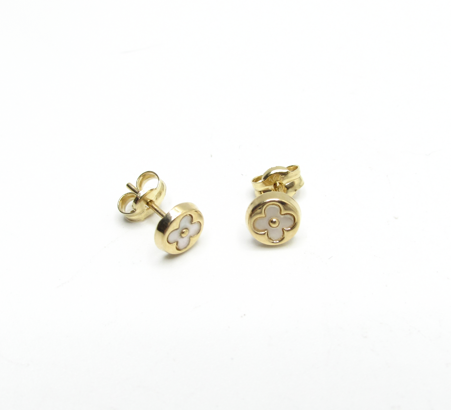 Forever Clover Studs 14K Gold