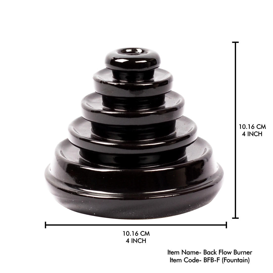 Fountain Ceramic Back Flow Cone burner