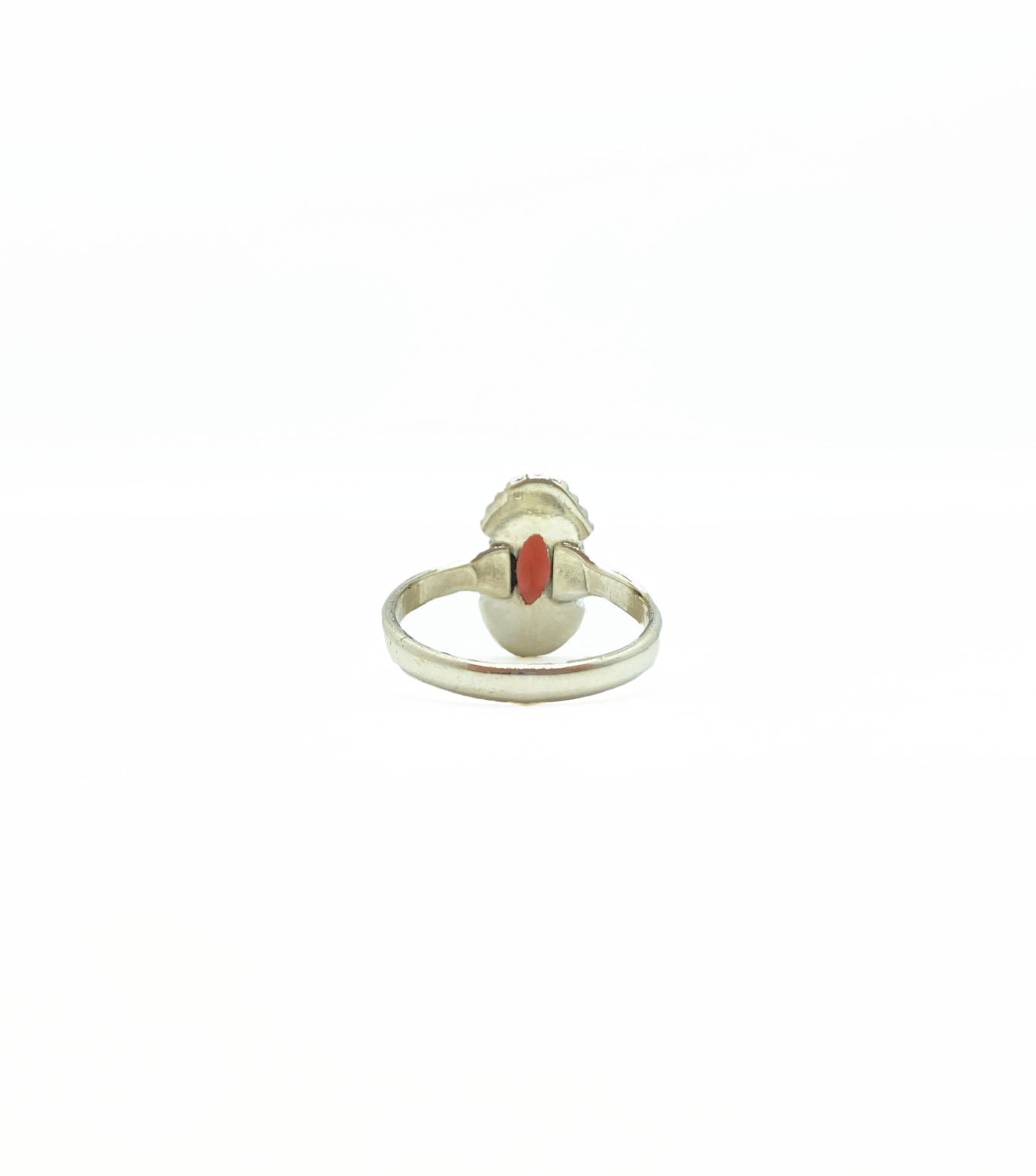 Garnet Marquise Rope Fan Ring .925