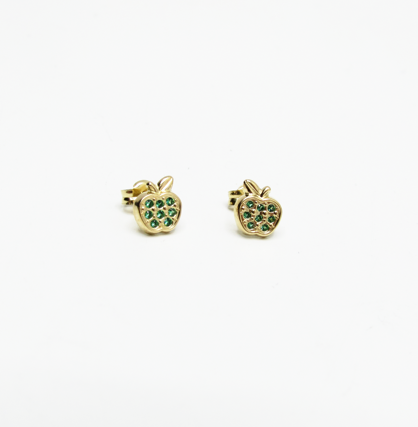 Green Apple Stud 14K Gold