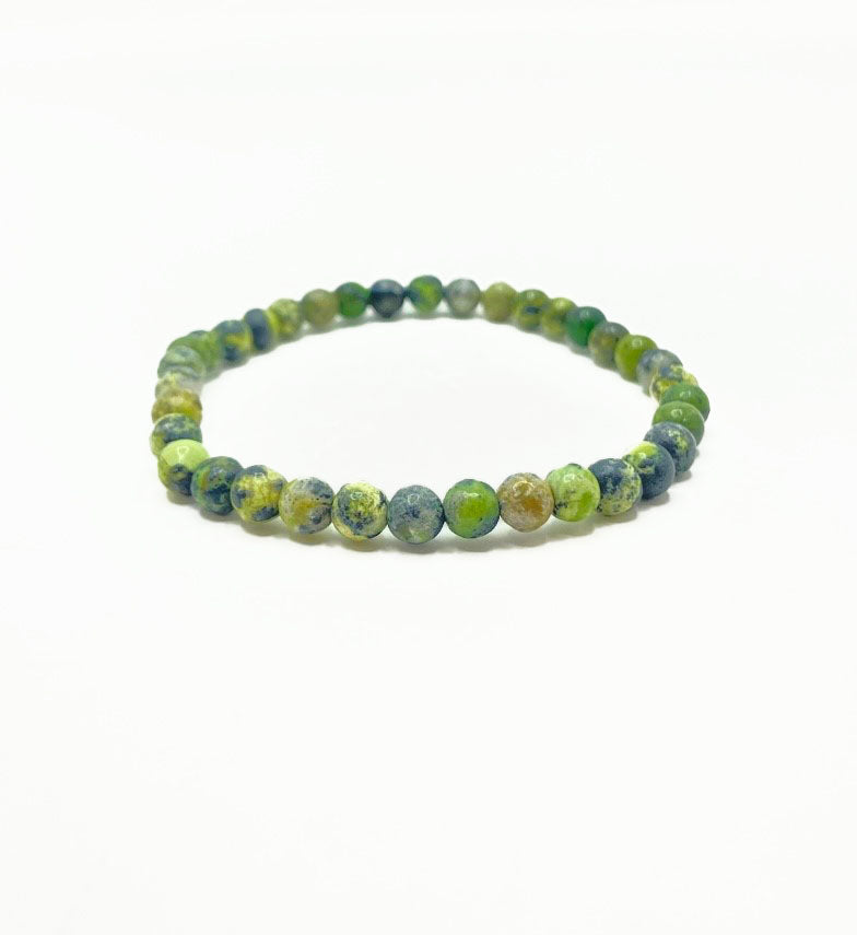 Green Chrysoprase Stretch Bracelet