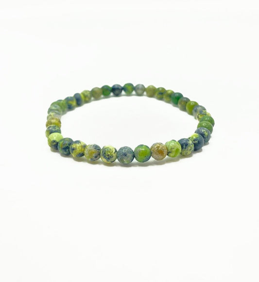 Green Chrysoprase Stretch Bracelet