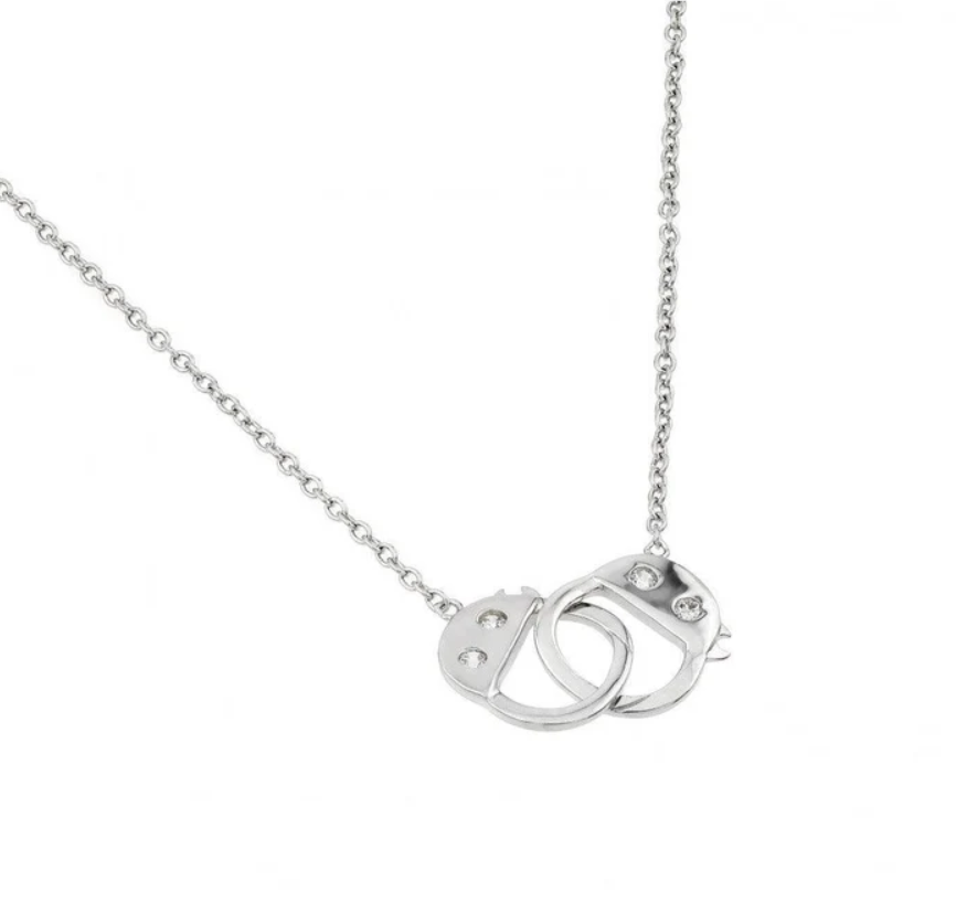 Handcuffs Necklace .925