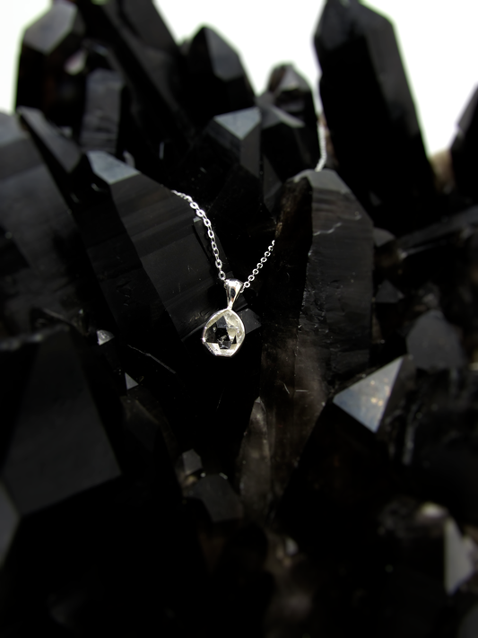 Herkimer Diamond Pendant – Sterling Silver .925