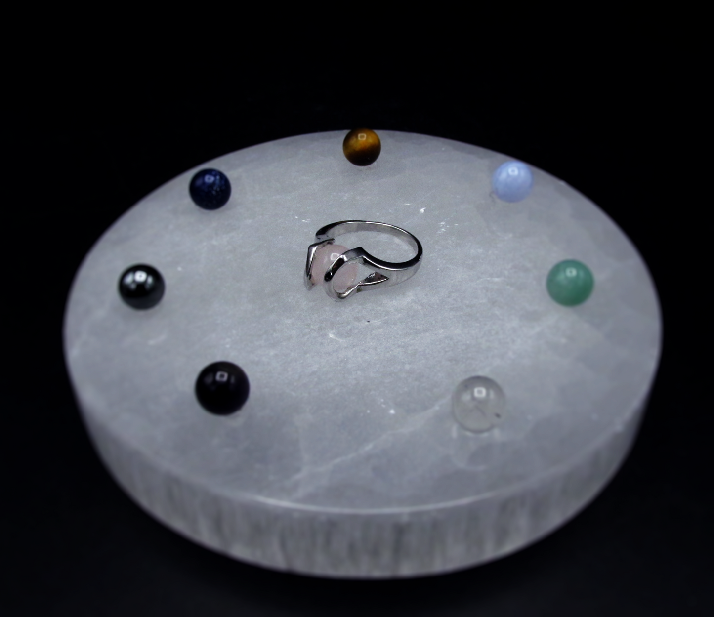 Interchangeable Gemstone Ring | Sterling Silver