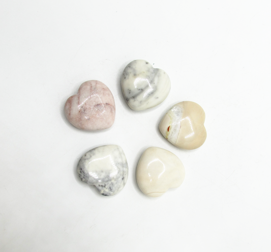 Ivory Jade Heart