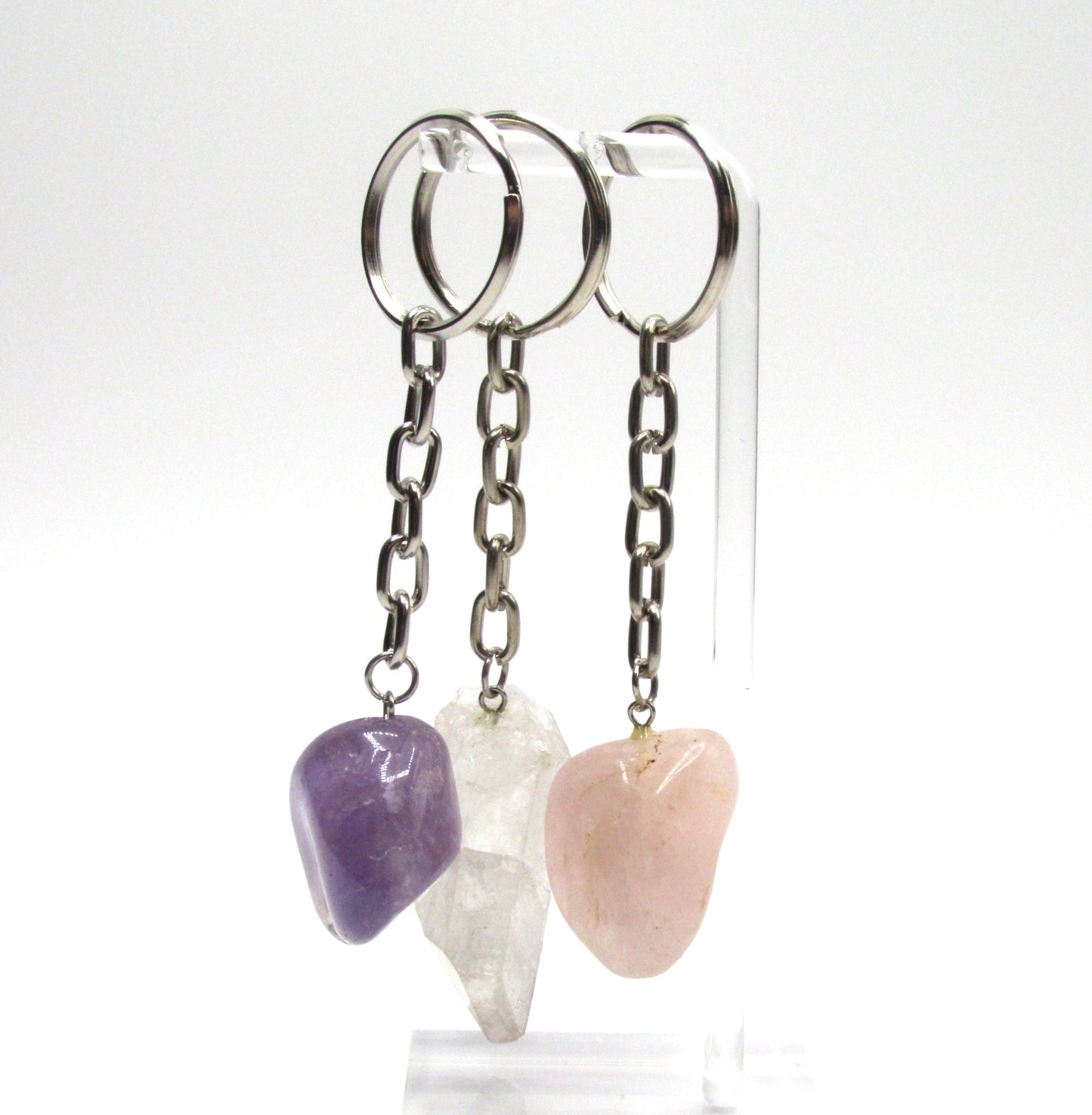 Freeform Crystal Keychains