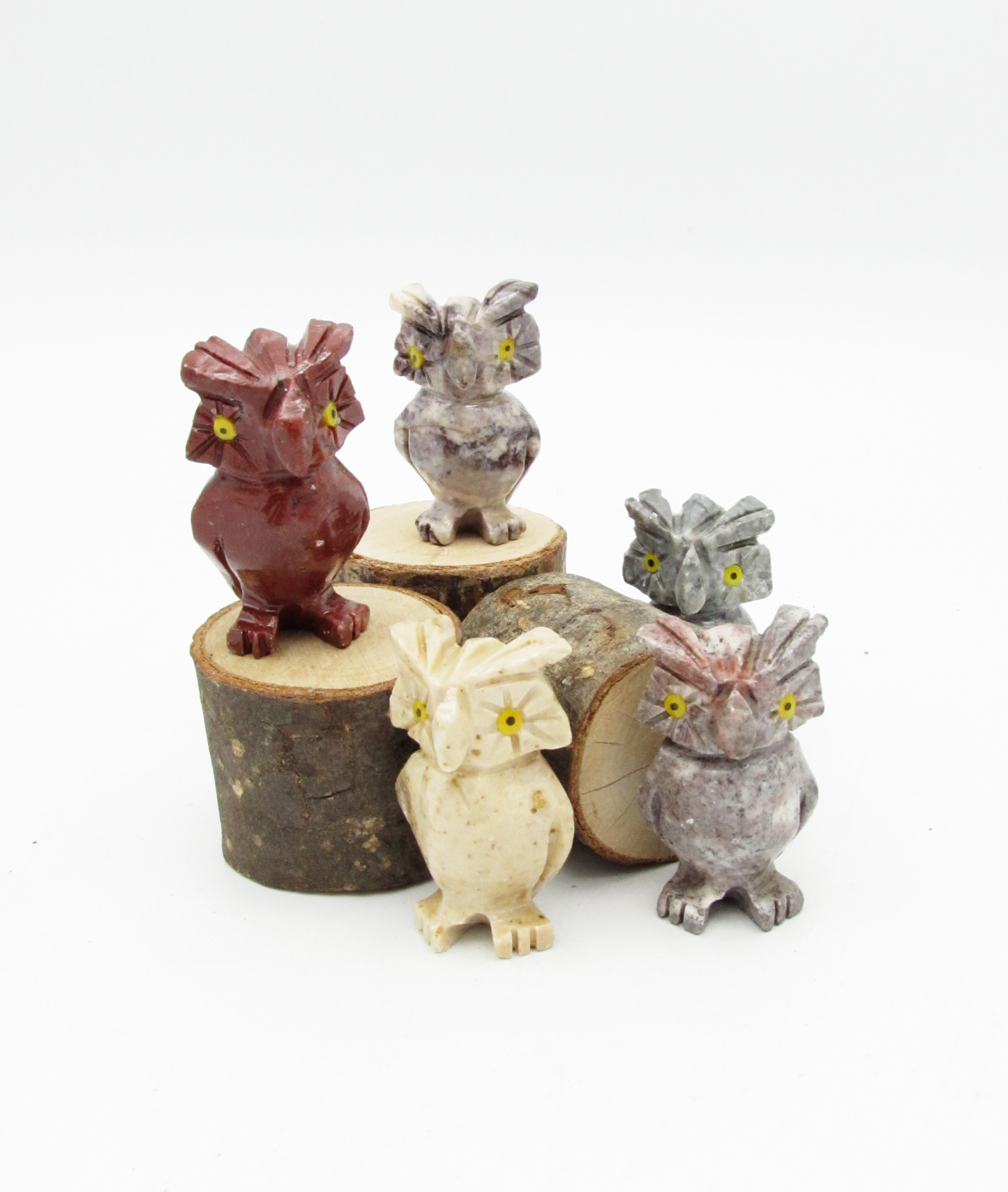 Hand-Carved Soapstone Animals | Collectible Figures