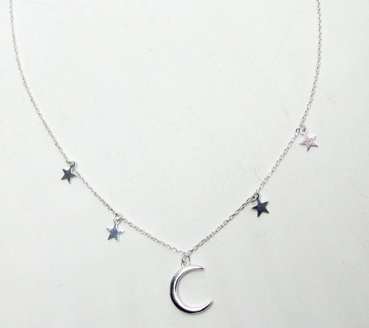 Moon & Star Necklace .925
