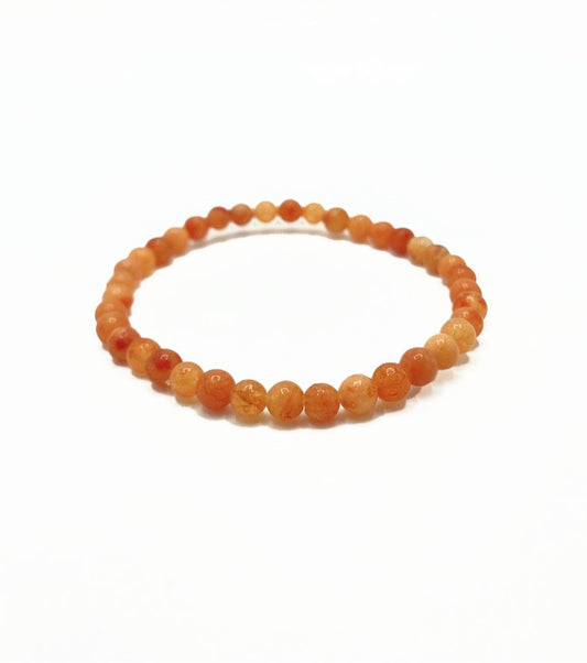 Orange Aventurine Stretch Bracelet