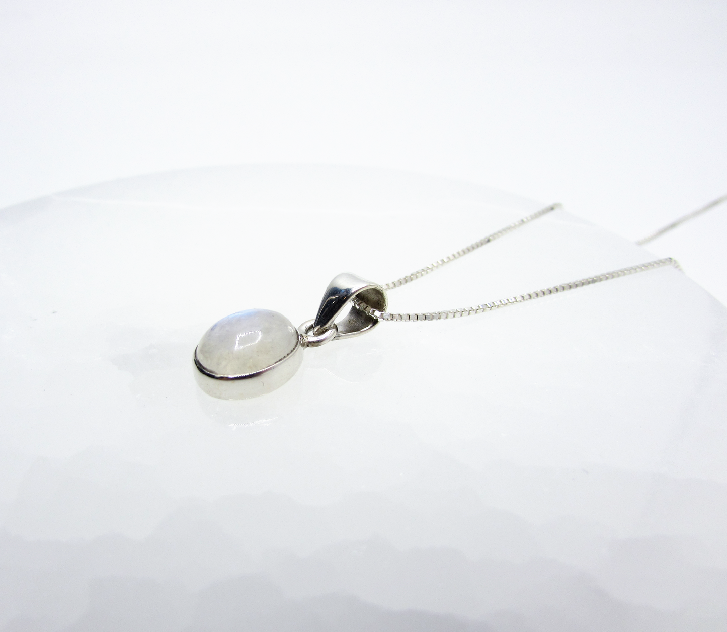 Mini Moonstone Pendant .925