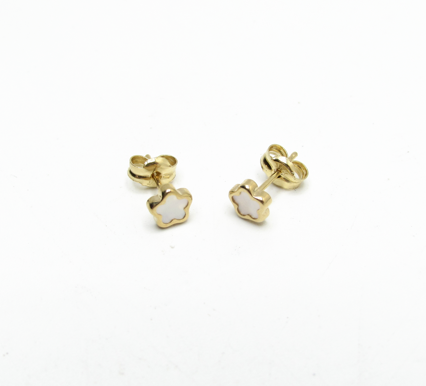 Pearl Flower Stud 14K Gold