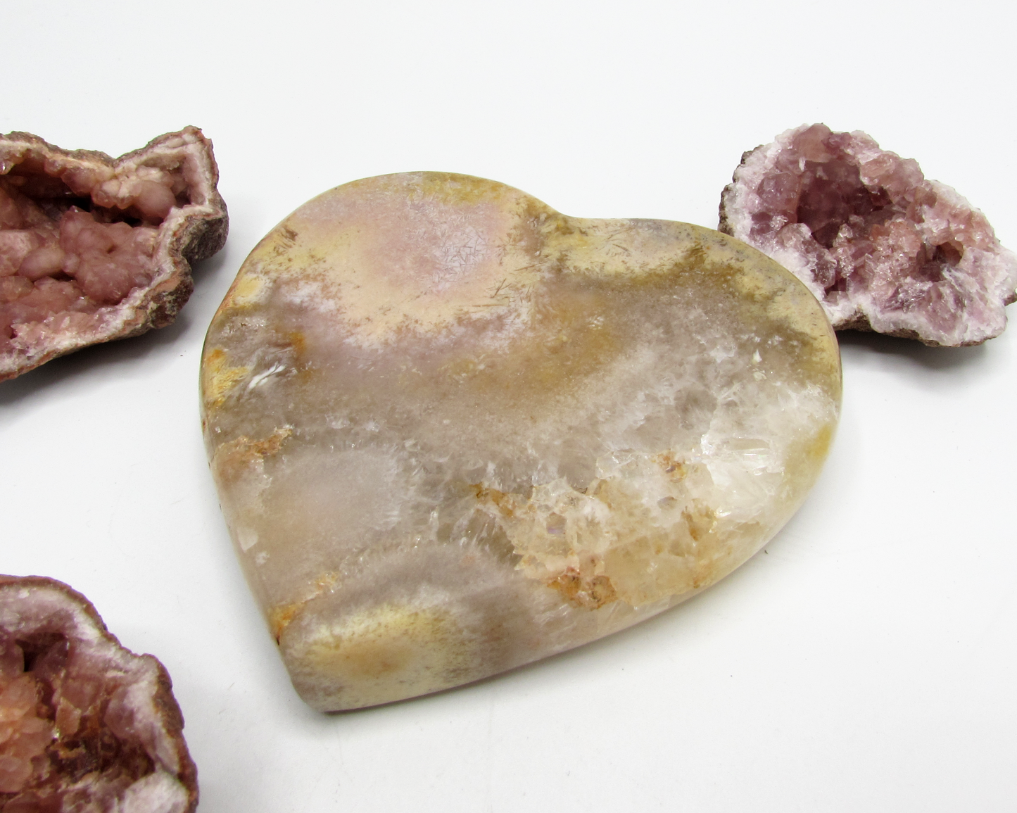 Pink Amethyst Heart