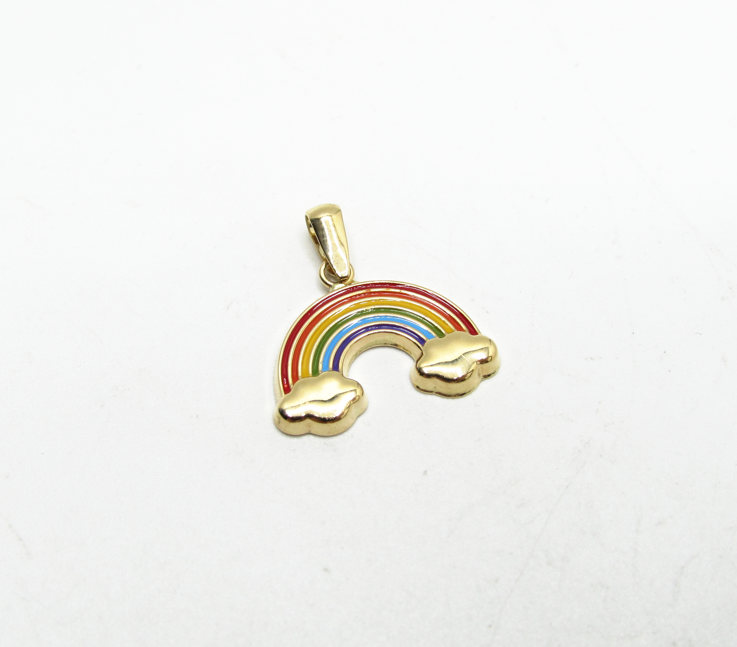 Rainbow Pendant 14K Gold