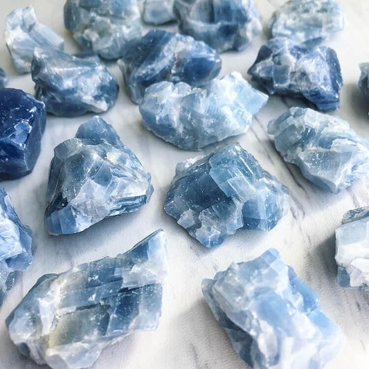 Raw Blue Calcite