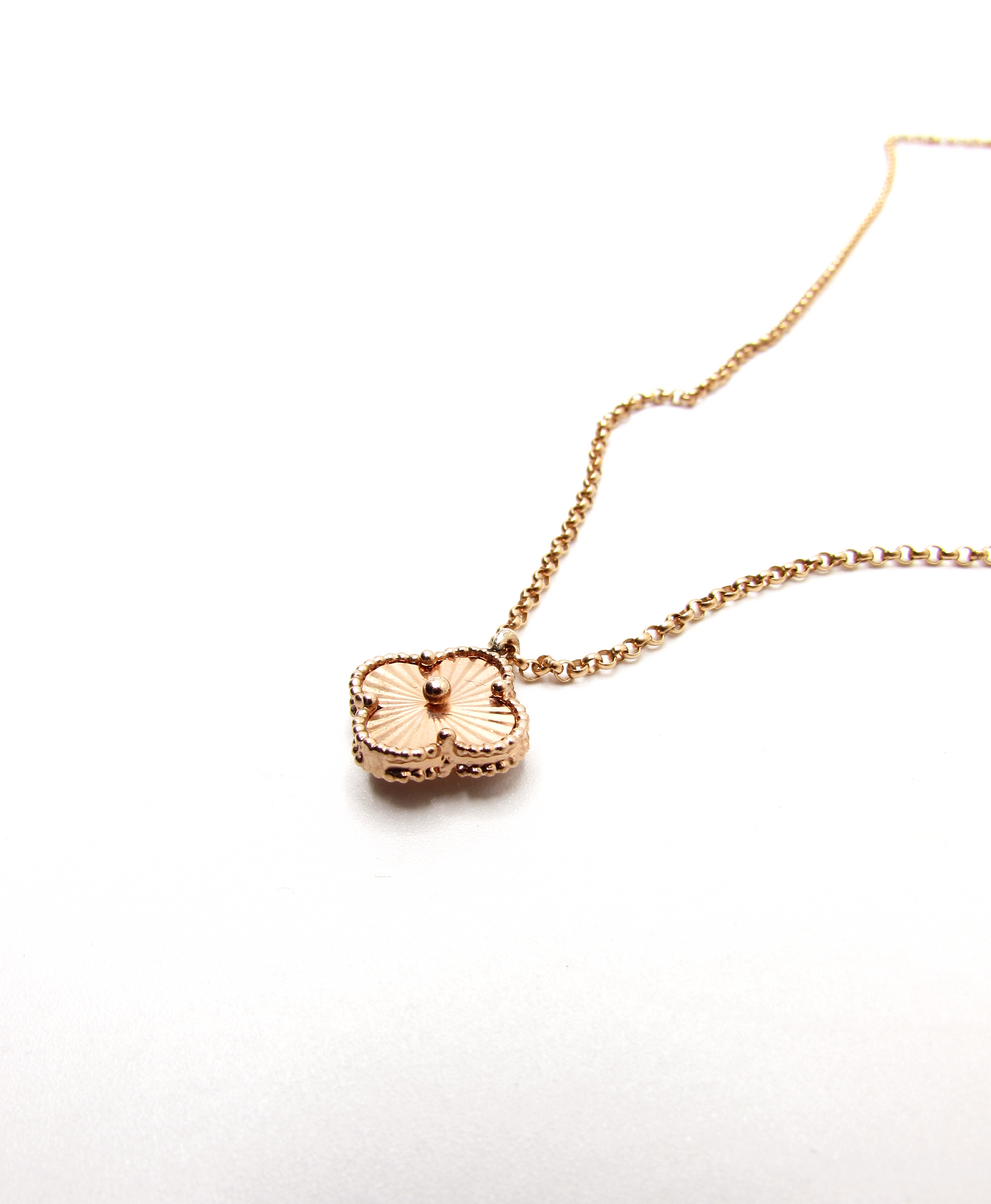 Rose Gold Clover NK 14K GF