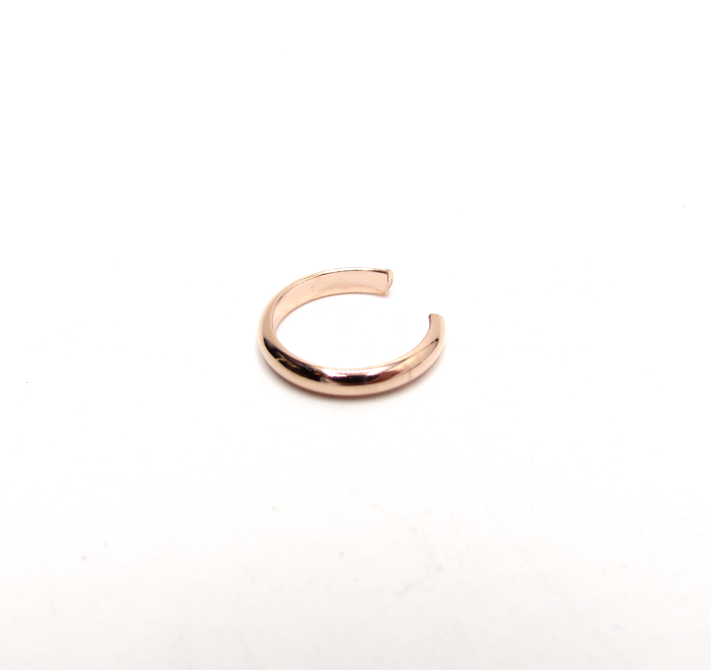 Rounded Rose Gold Ear Cuff