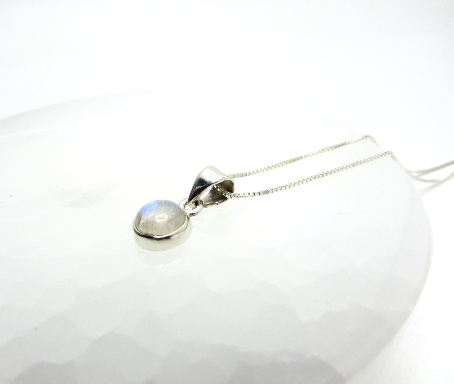 Mini Moonstone Pendant .925