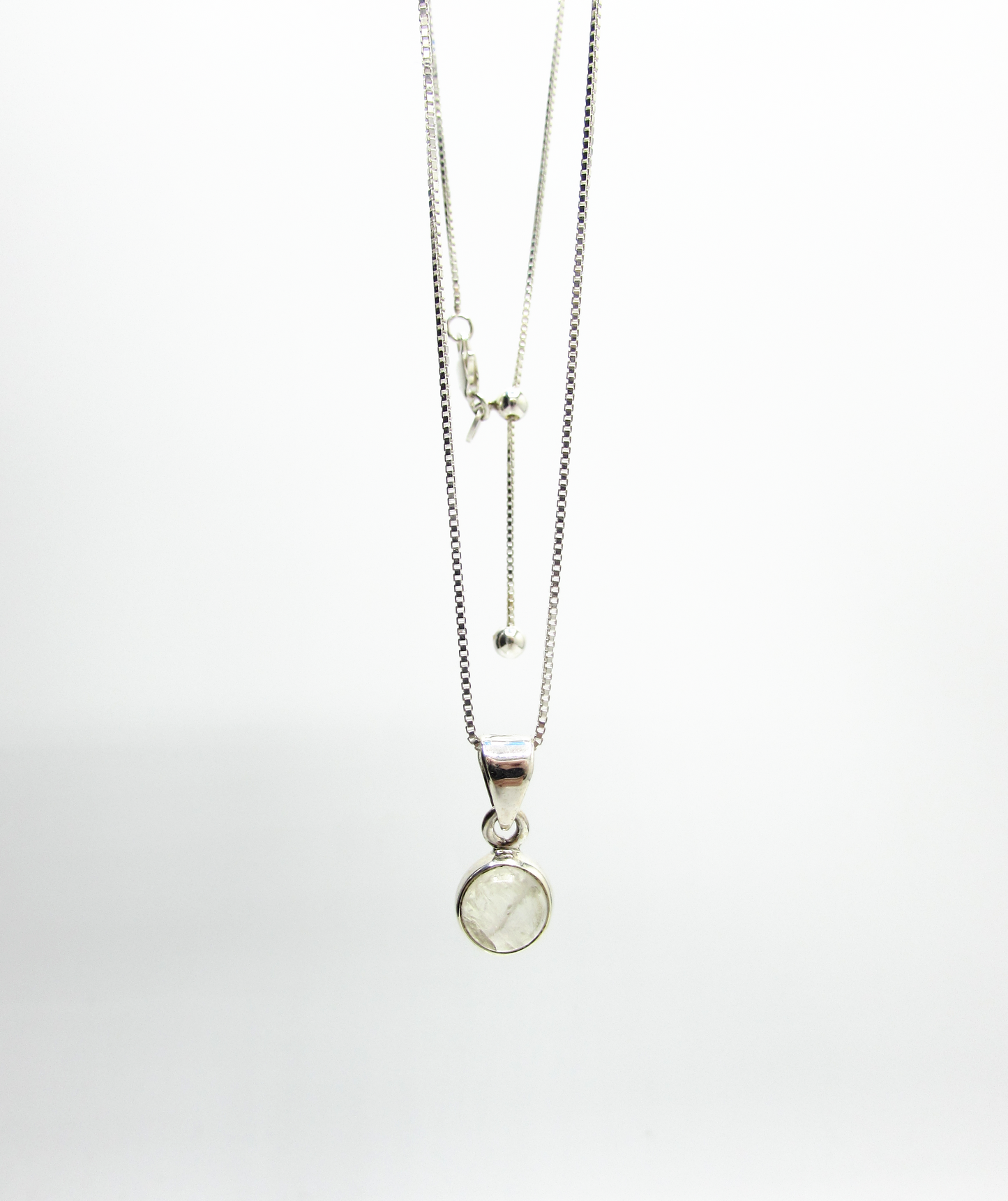 Mini Moonstone Pendant .925