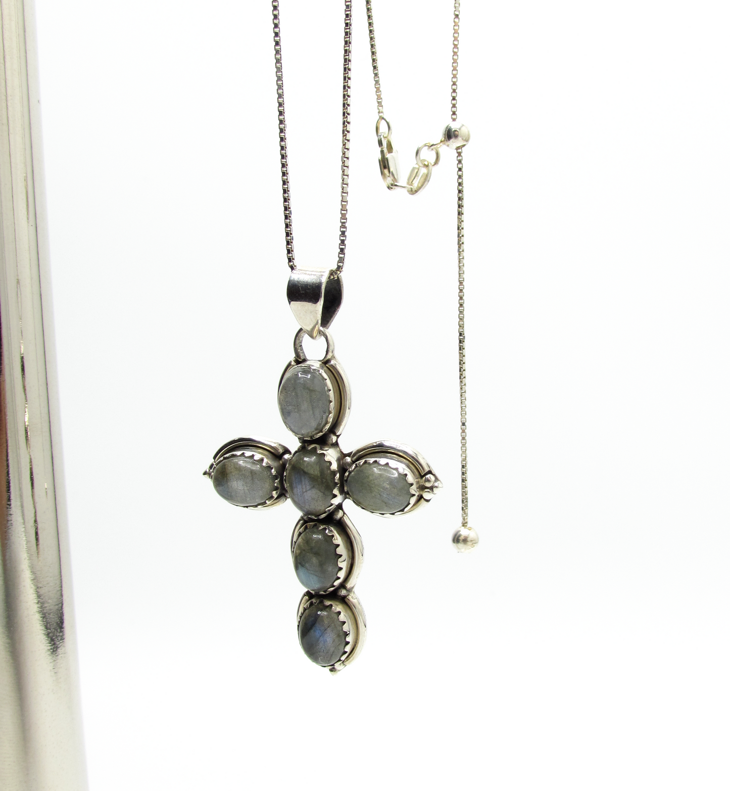 Royal Crystal Cross Necklace .925