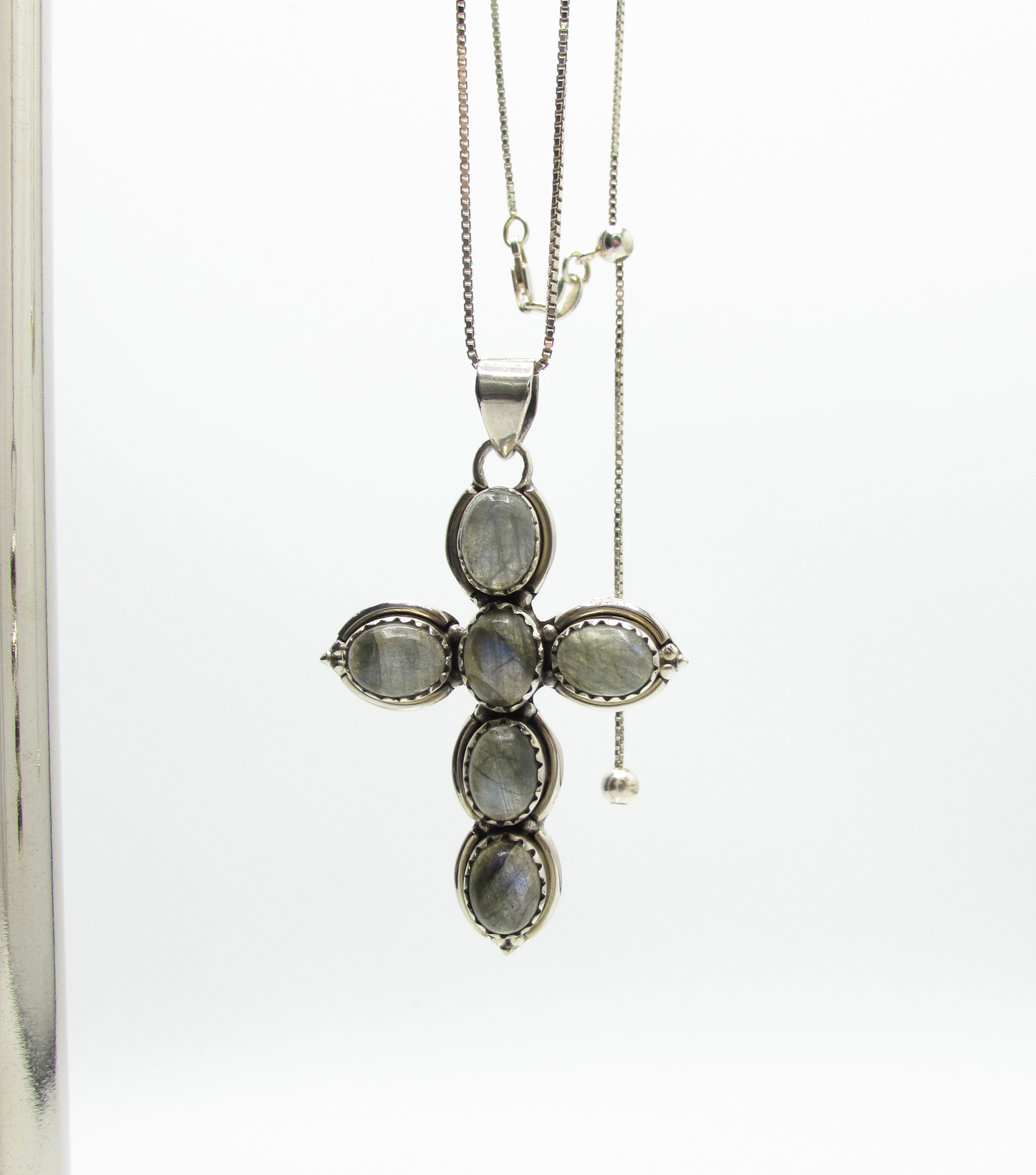 Royal Crystal Cross Necklace .925