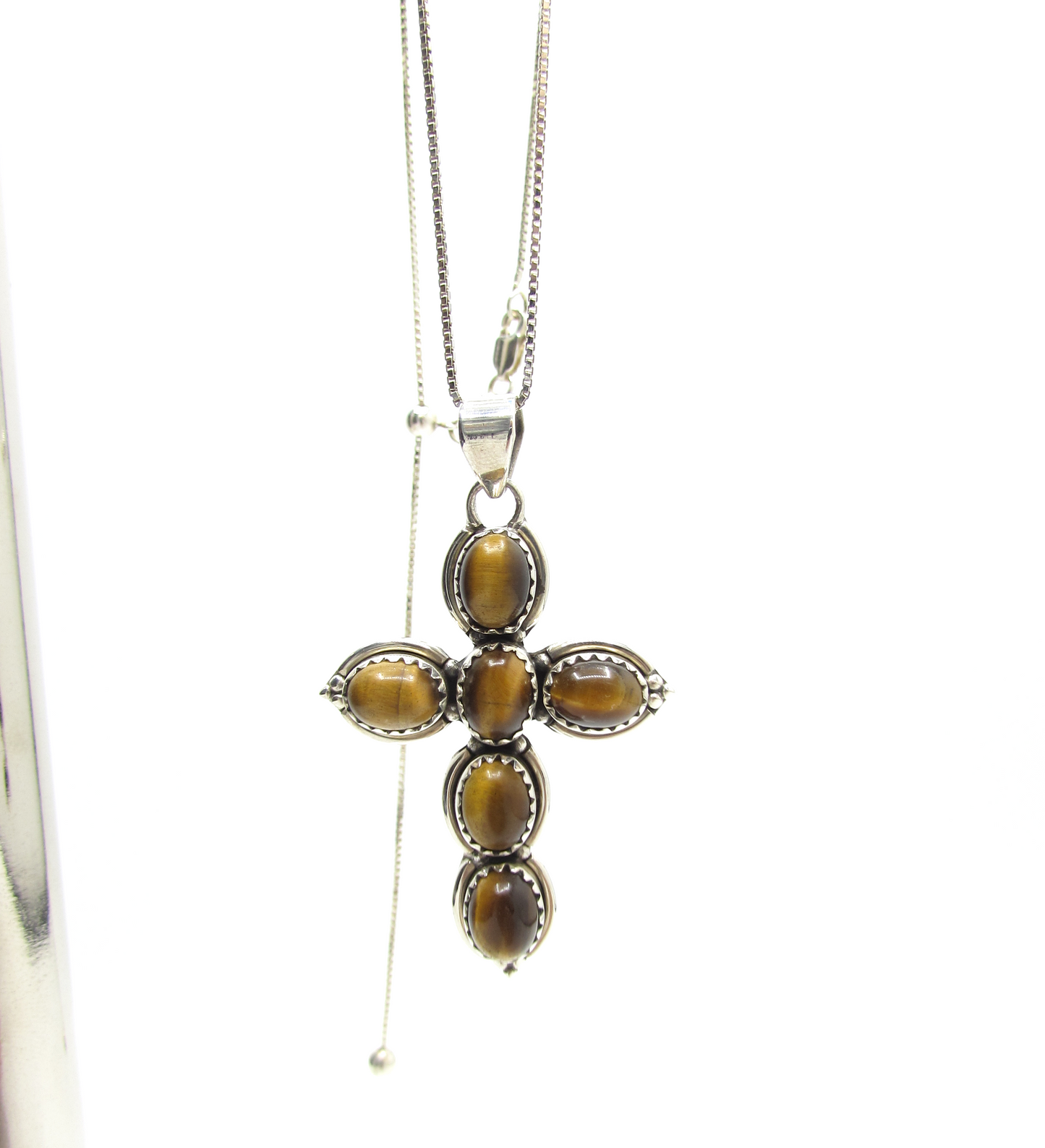 Royal Crystal Cross Necklace .925