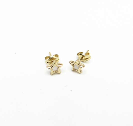 Shining Star Stud 14K Gold