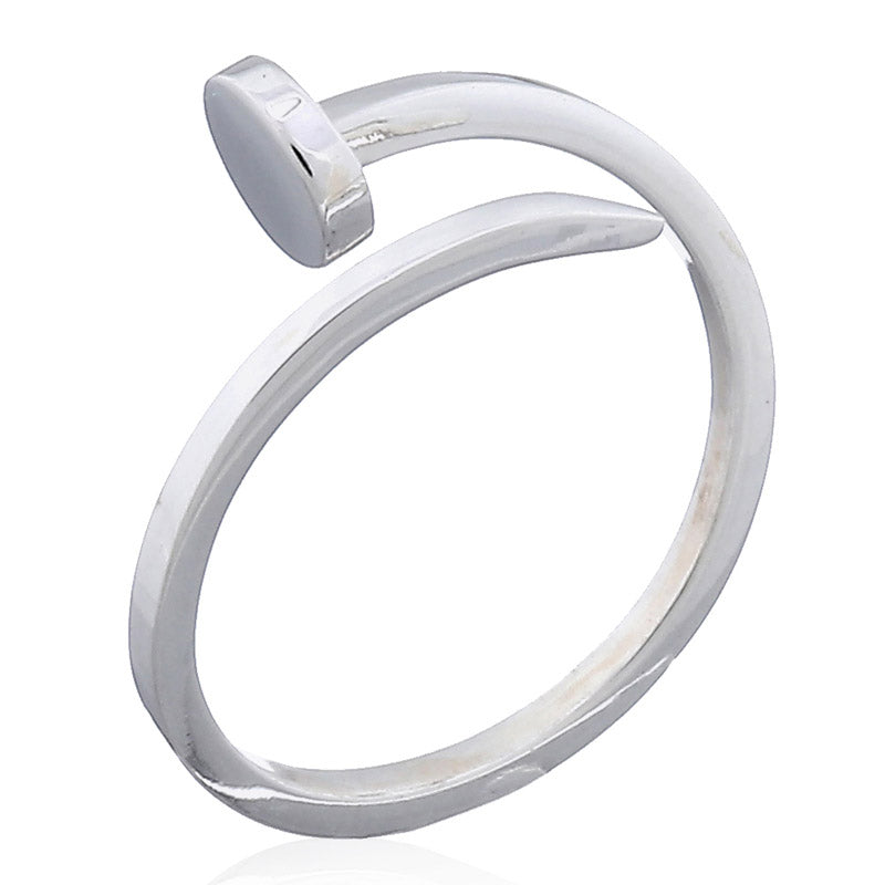 Wrapped Nail Ring .925
