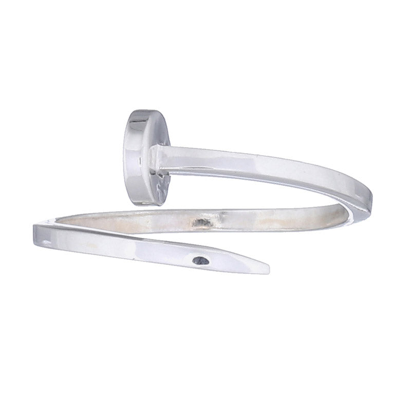 Wrapped Nail Ring .925