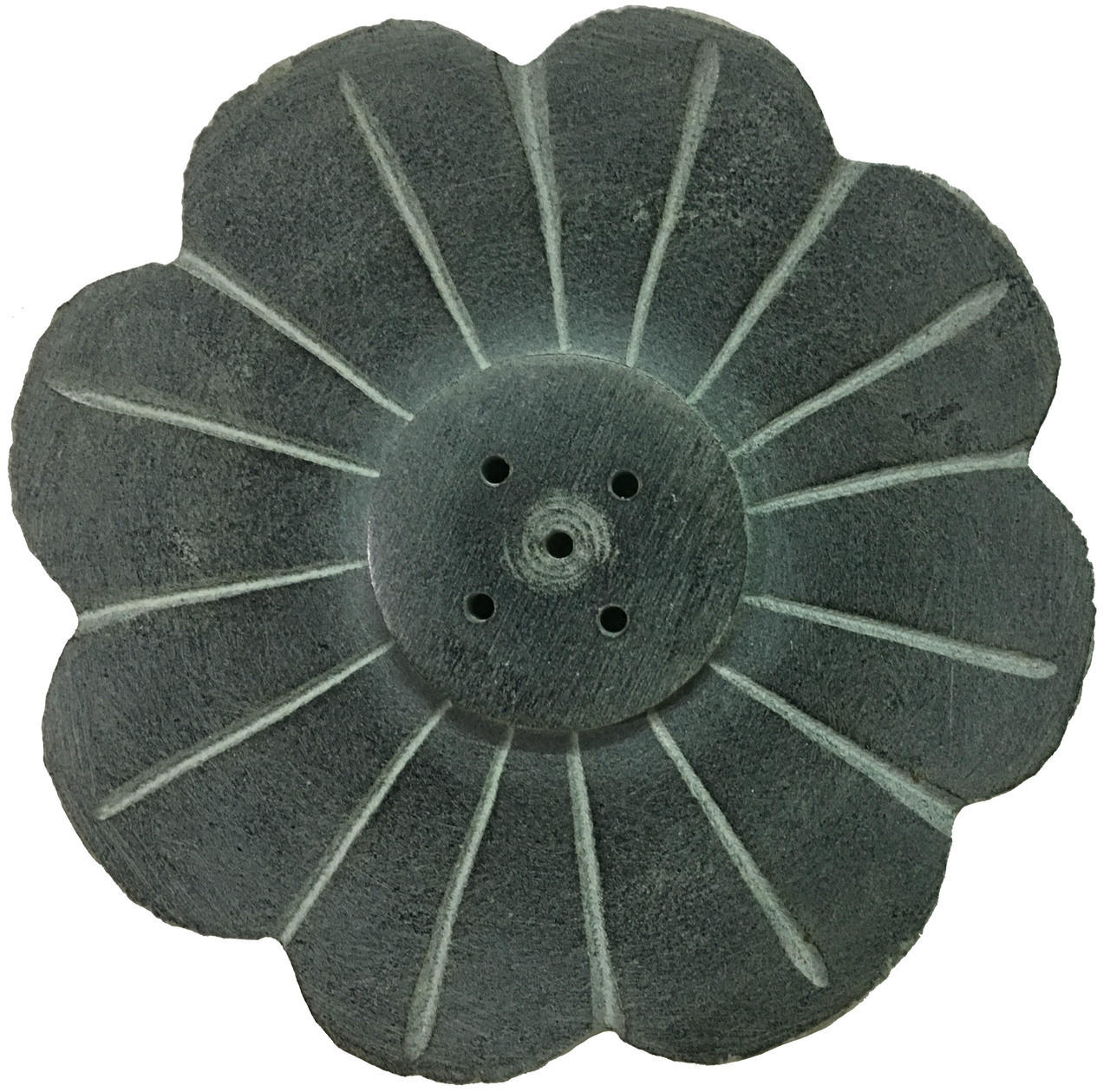Stone Flower Incense Holder