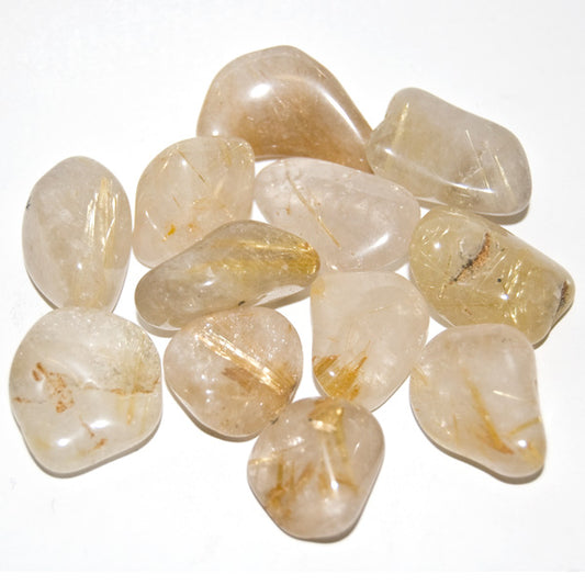 Rutilated Quartz Tumbled Mini