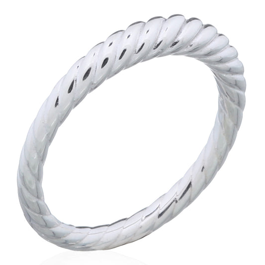 Twist Band Ring .925