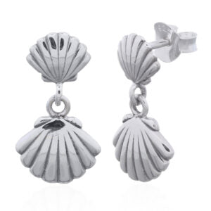Clam Shell Earrings .925