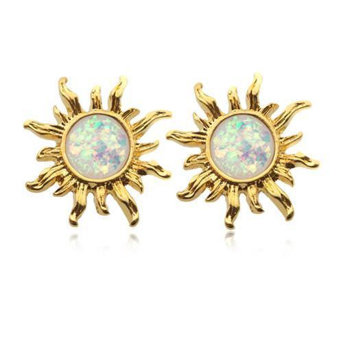 Blazing Sun Studs 14K GP
