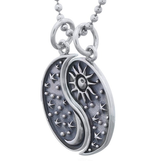 Sun & Moon Friendship Necklace .925