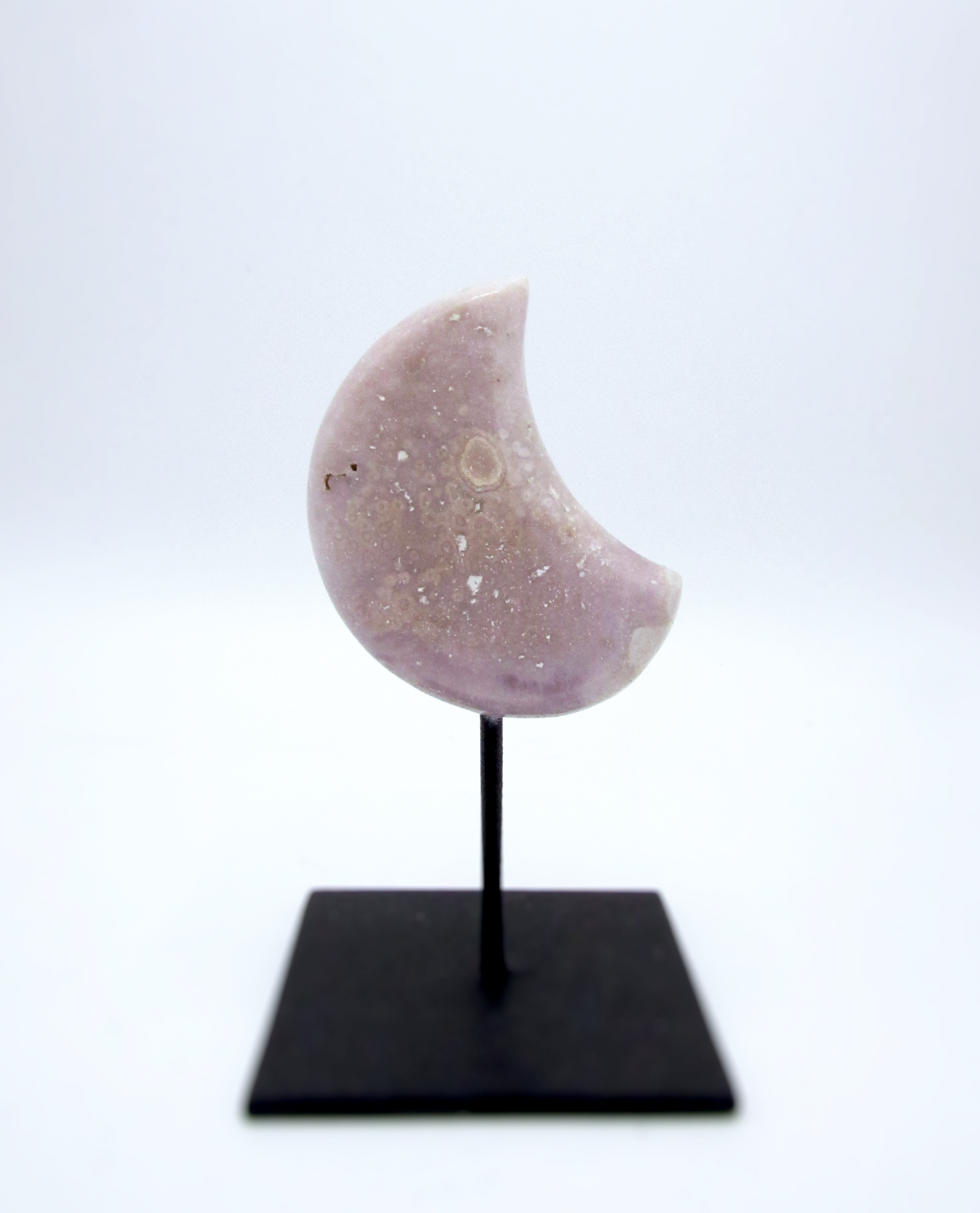 Pink Amethyst Moon Stand