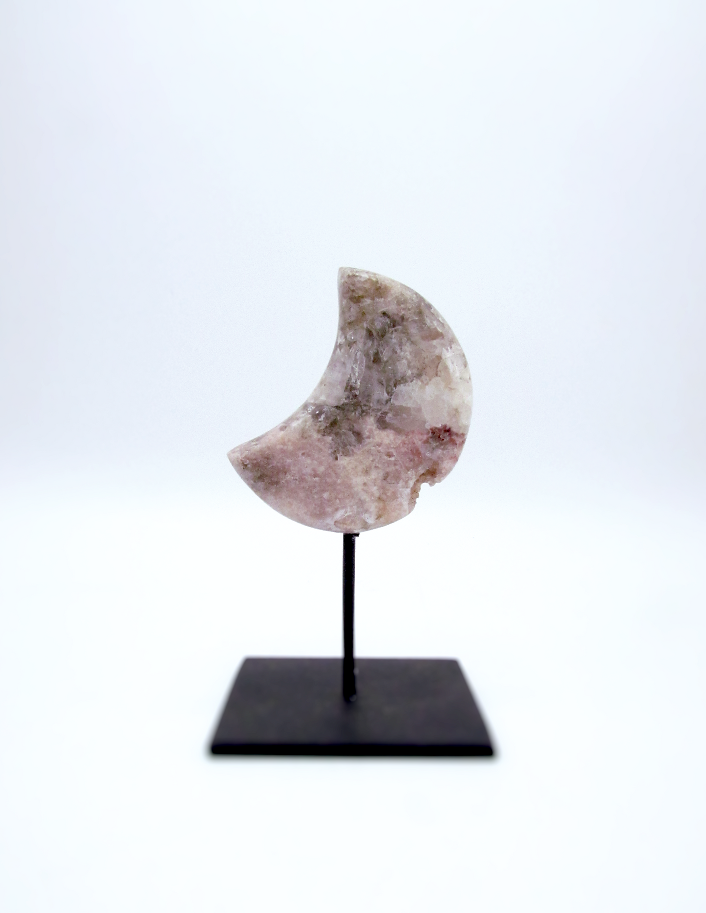 Pink Amethyst Moon Stand