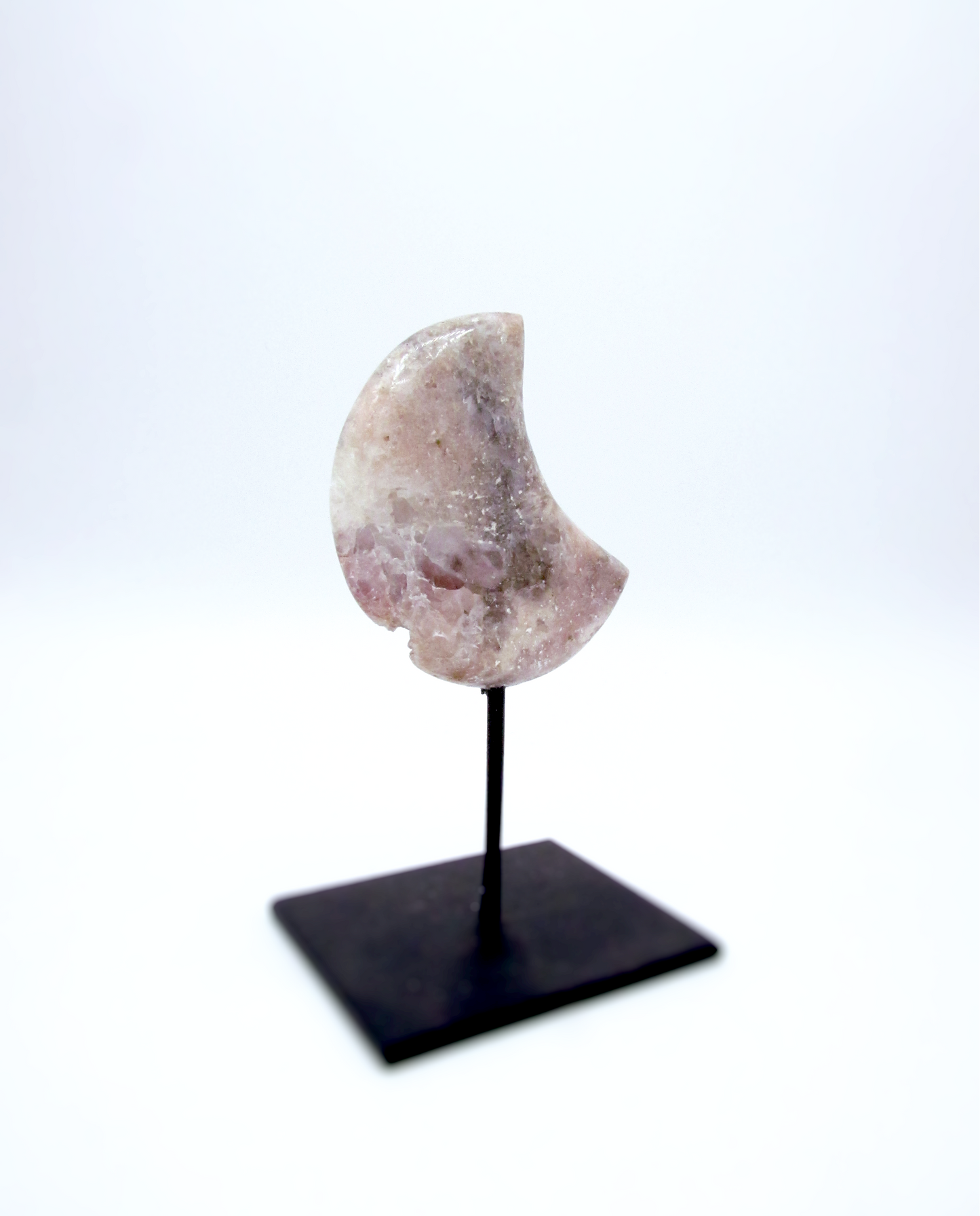 Pink Amethyst Moon Stand