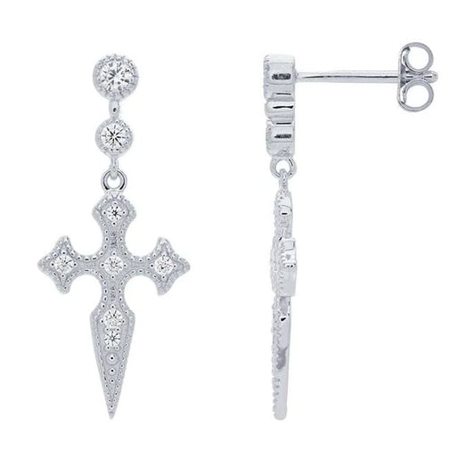 Empress Dagger Earrings .925