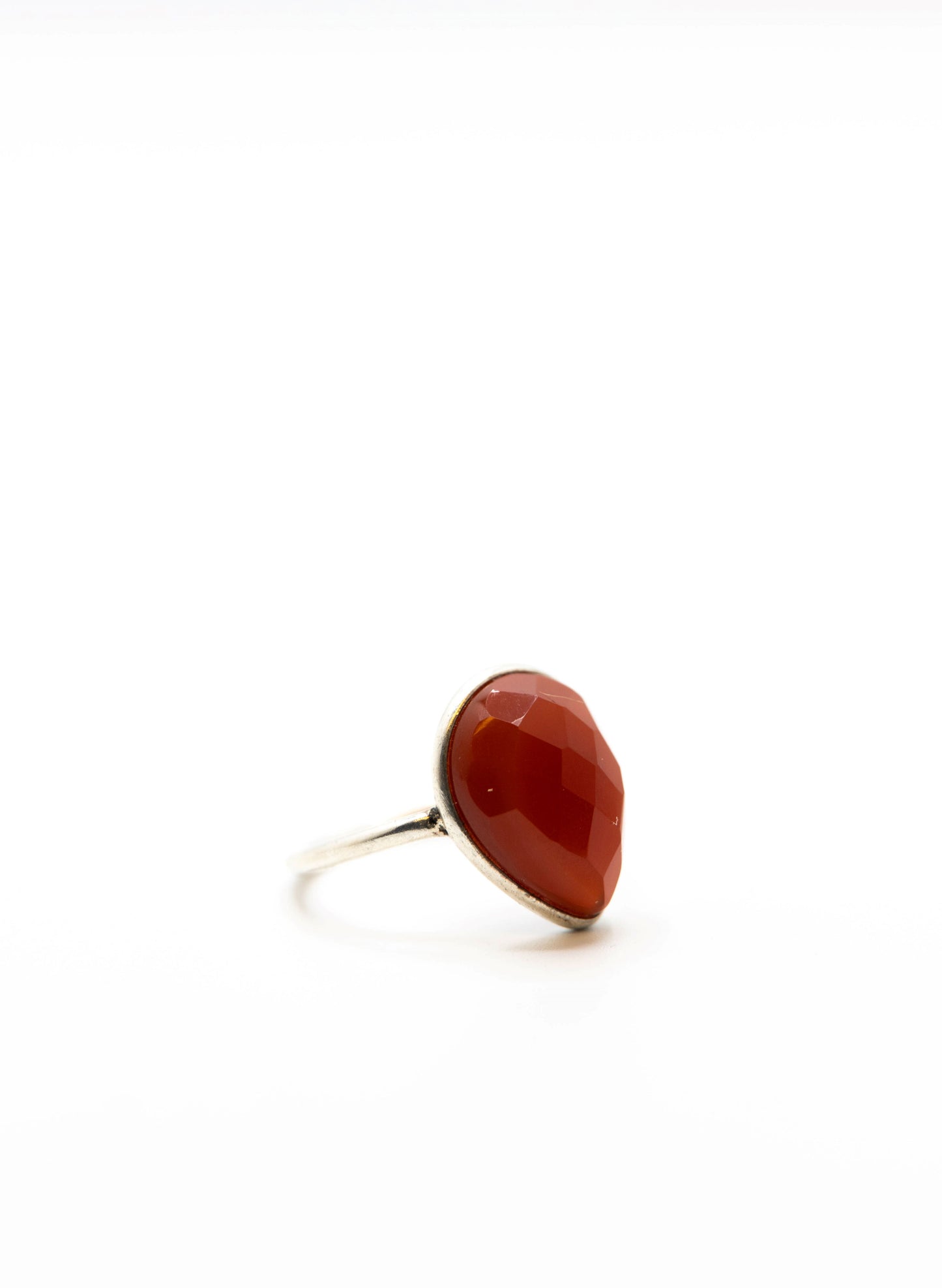 Carnelian Crystal Collection Rings .925