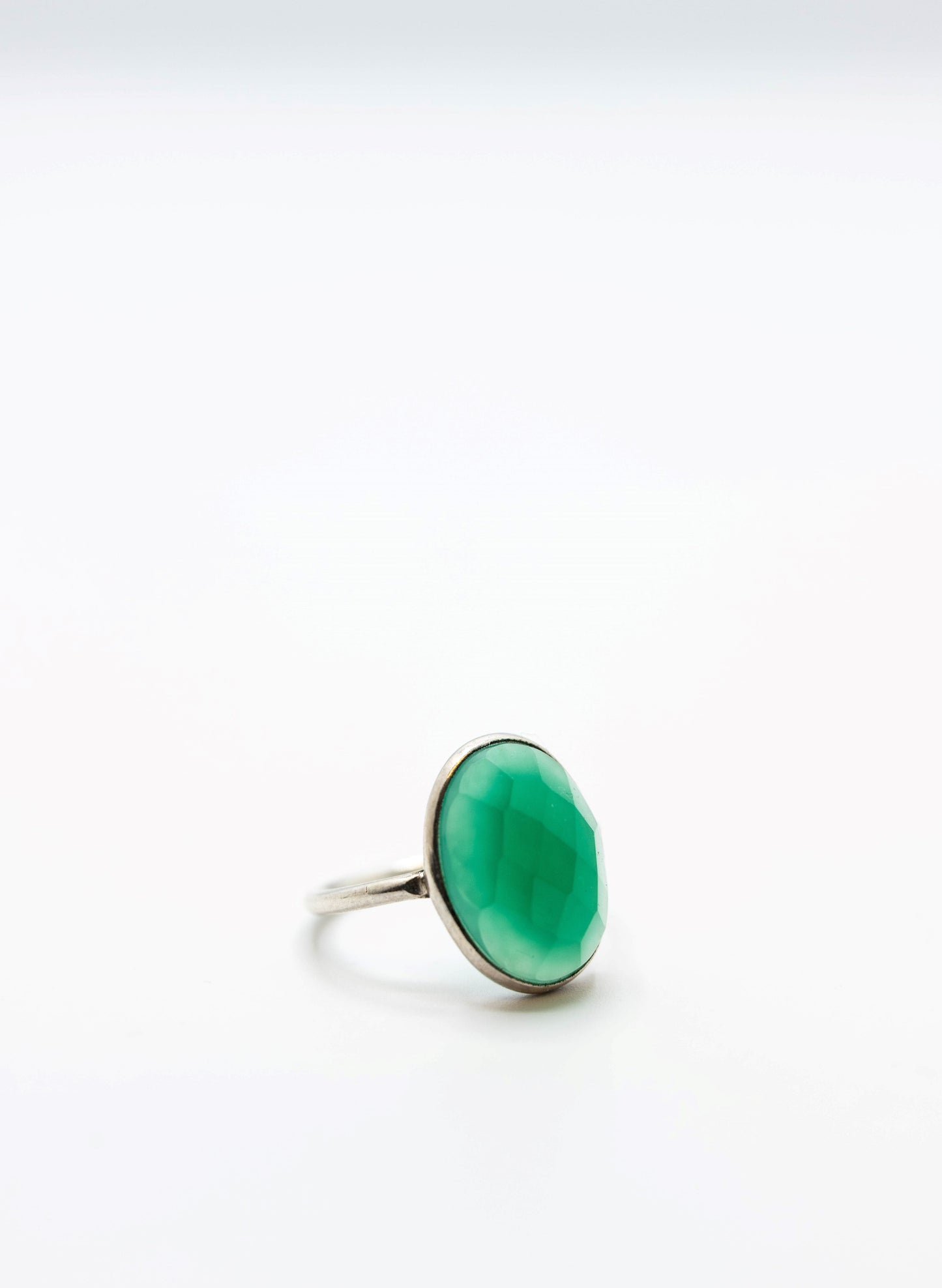 Green Onyx Crystal Collection Ring .925