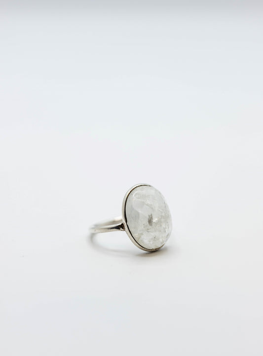 Moonstone Crystal Collection Ring .925
