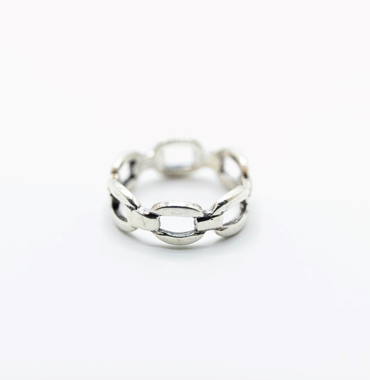 Chain Link Ring .925