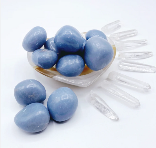 Angelite Tumbled Pocket Stone