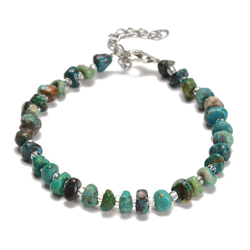 Azurite Rondelle Bracelet