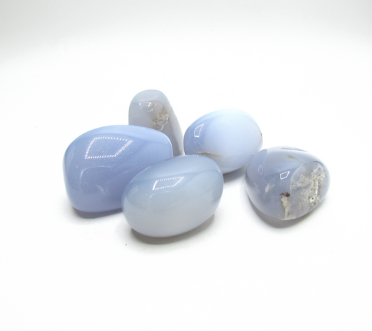 Blue Chalcedony Tumbled