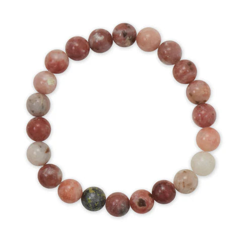 Blossom Jade Stretch Bracelet